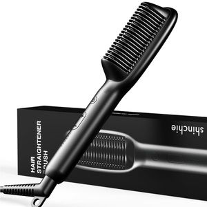SHINCHIE Oar One Step Hair Straightening Brush. Color Black. BRAND NEW.
